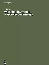 Wissenschaftliche Automobil-Wertung | Buch | 9783486740486