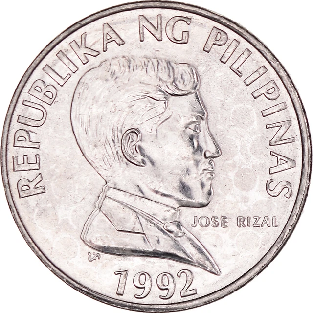 [#367811] Coin, Philippines, Piso, 1992, MS, Stainless Steel, KM:243.2