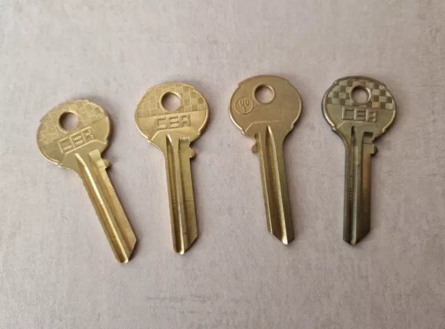 4 x CEA UO1 Blank uncut Keys , Universal House door lock