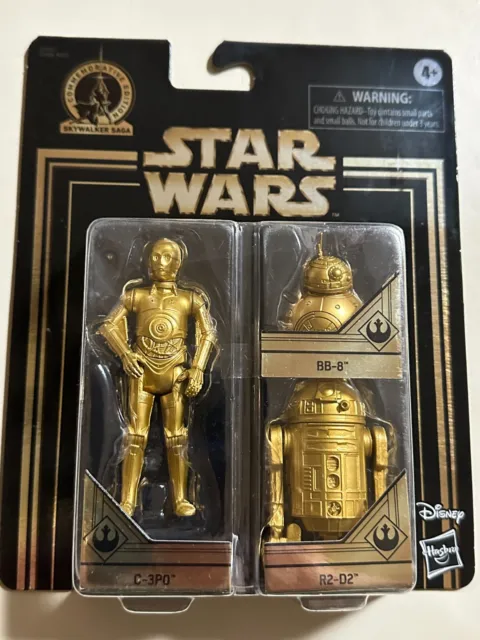 Star Wars Skywalker Saga Edición Conmemorativa Oro Coleccionistas C-3PO R2-D2 BB-8