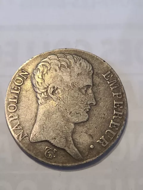 France Ecu 5 FRANCS  NAPOLEON EMPEREUR AN 13 M