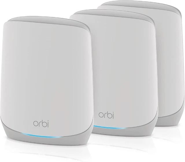 NETGEAR Orbi 6 Mesh Triband WiFi System (RBK763S) - Router with 2 AX5400