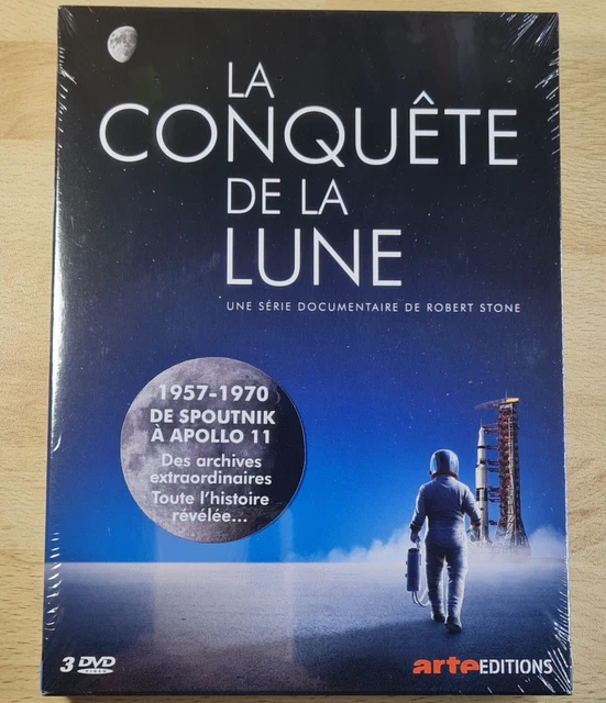 La Conquête de La Lune : Toute l'histoire Coffret 3 Dvd Neuf