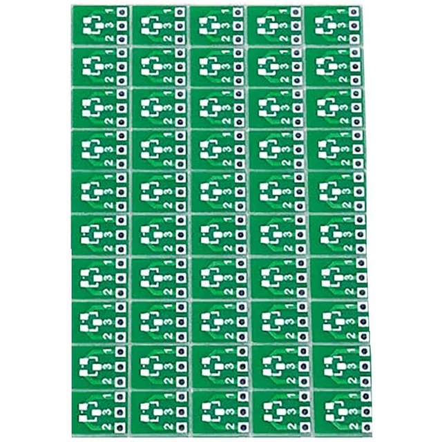 50pcs SOT23 SOT23-3 Turn SIP3 Dual Sided SMD Turn DIP SIP3 Adapter E2Q7