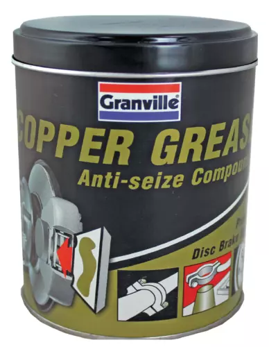 Granville Copper Grease Slip Multi Purpose Anti Seize Assembly Compound 500g Tin