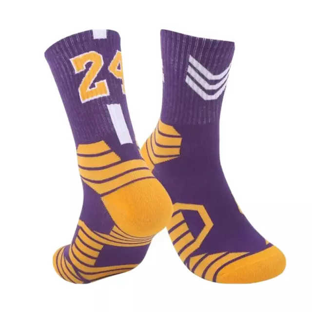 Kobe Bryant #24  Men's Crew Socks - Lakers