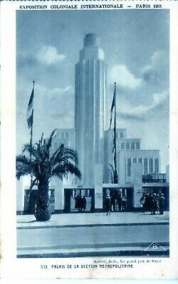 CP 75 Paris - Exposition Coloniale 1931 - Palais de la section métropolitaine