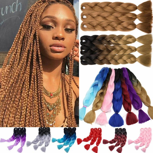 Braids Long 82 Jumbo Auburn Twist Hair Extension Natural TOP Thick Box  Braiding