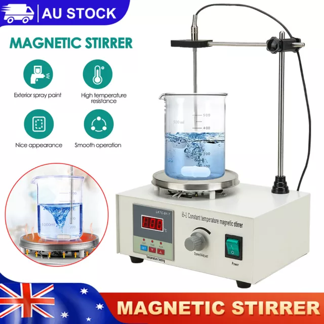 Digital Magnetic Stirrer Heating Plate Stirrers Hot Plate Mixer Kit For Lab Home