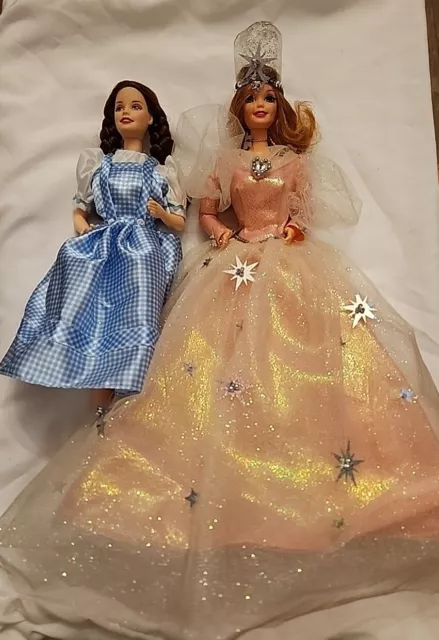 1995 Barbie Wizard Of Oz Glenda & Dorothy Dolls Lot Of 2