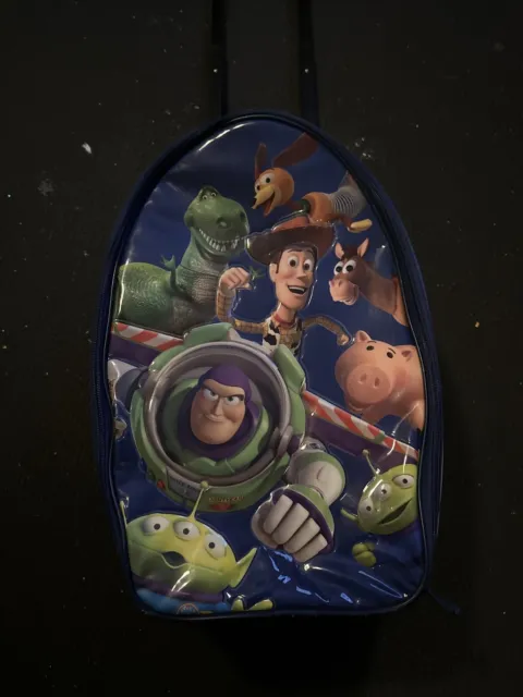 Heys Disney Toy Story pixar Hard Suit Case Rolling Double Side Woody Buzz Space