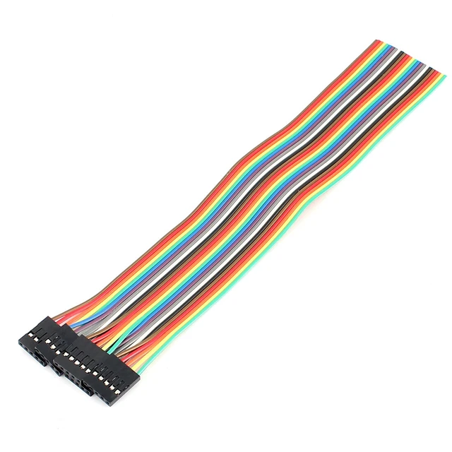 5pcs 20cm Indoor 2.54mm Pitch 5P Single Head Jumper Cable Ribbon Cable Flat Cable