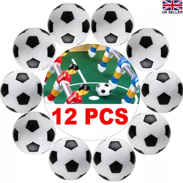 Table Mini Football 12Pcs table foosball 32mm Balls Soccer replacement game Ball