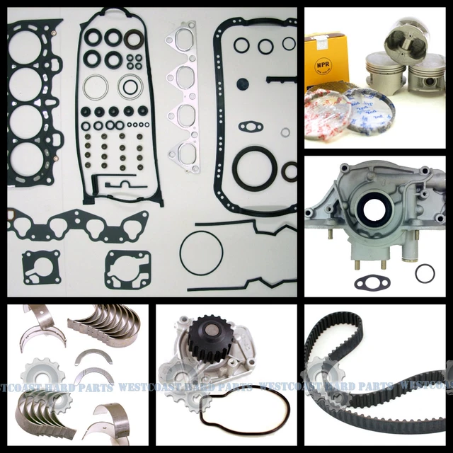 30%OFF SALE セール DNJ EK296A Engine Rebuild Kit for 1992-1995 Honda/Civic, Civic  del Sol 1.6L SOHC L4 16V 97cid D16Z6