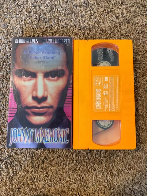 JOHNNY MNEMONIC VHS 1995 Keanu Reeves Dolph Lundgren EUR 6,78 - PicClick IT
