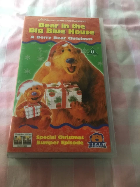 BEAR IN THE Big Blue House A Berry Bear Christmas Jim Henson VHS Video 