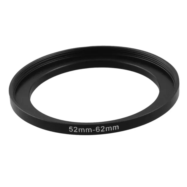 Adaptador de Anillo de Aumento Negro 52mm-62mm 52mm a 62mm para Cámara