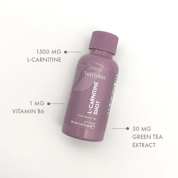 NUTRIPLUS LCARNITINE SHOT with Green Tea Weight Loss Antioxidant