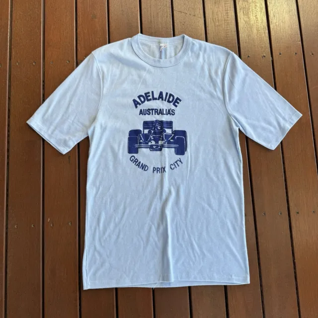Vintage TShirt Blue Size 105 / S Adelaide Australia Grand Prix City