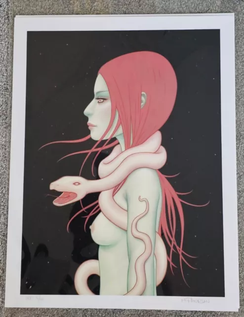 Tara McPherson Cosmic Serpent AP 5/10 Mint Tara McPherson Cosmic Serpent AP 5/10 Mint