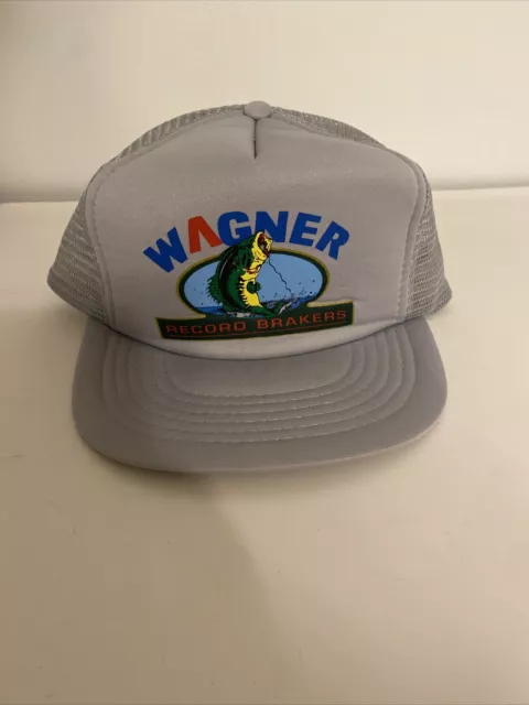 ALEX LANGERS FLYING Lure Hat Cap Bass Fishing Tackle Snapback Blue Vtg  $13.17 - PicClick
