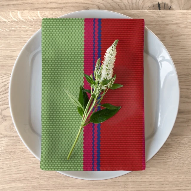Urqu - Striking Andean Napkins - Colorful Andean Table Decor 4-pc Set