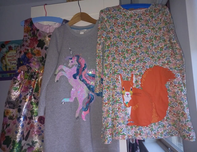 Girls dress bundle Age 7-8 Years 💕 MiniBoden, Monsoon, see description