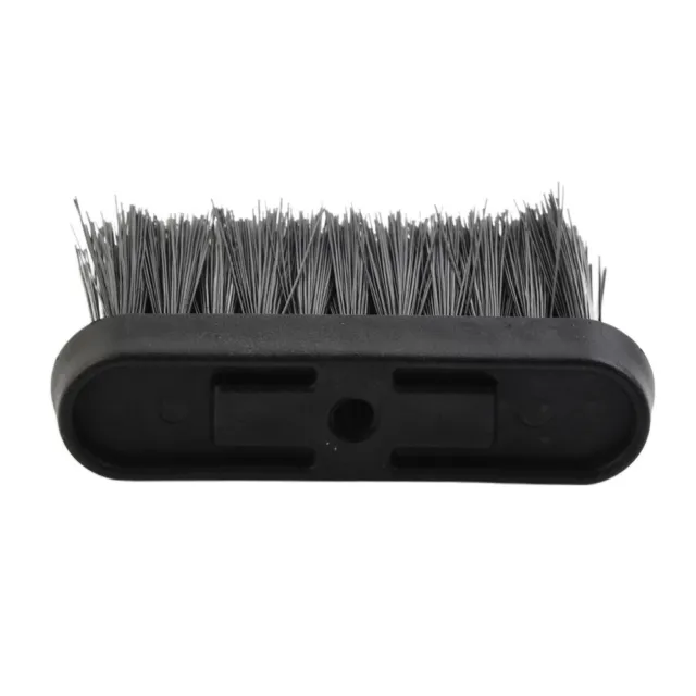 Mantén tu chimenea limpia con cabezal de cepillo de escoba de repuesto en color negro
