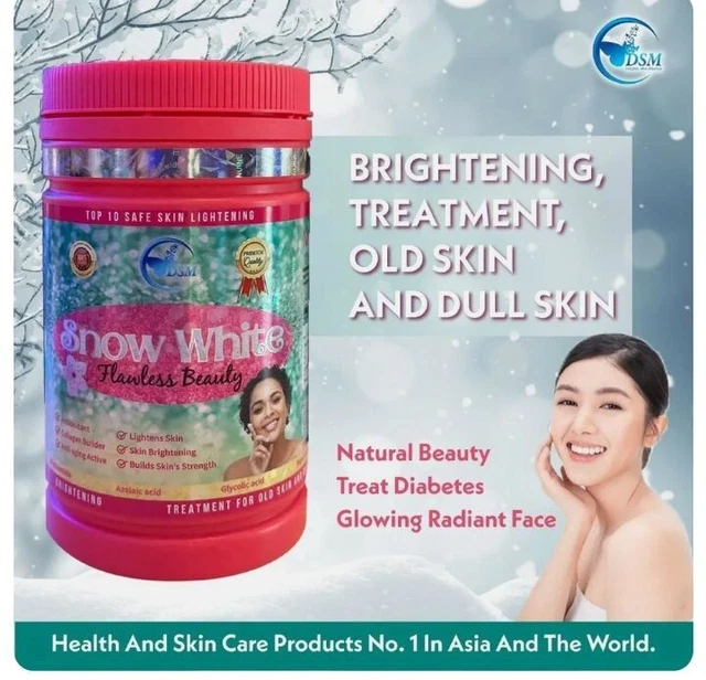 Lot De 2 Boîtes PHYTO COLLAGEN - Booster + Snow White - 800g Chaque - Collagène éclaircissant Anti-taches