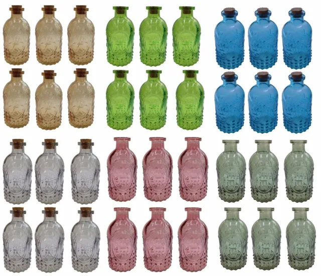 Dekoflasche Glasflasche Vintage Landhaus Likörflasche Apothekerglas Korkenglas