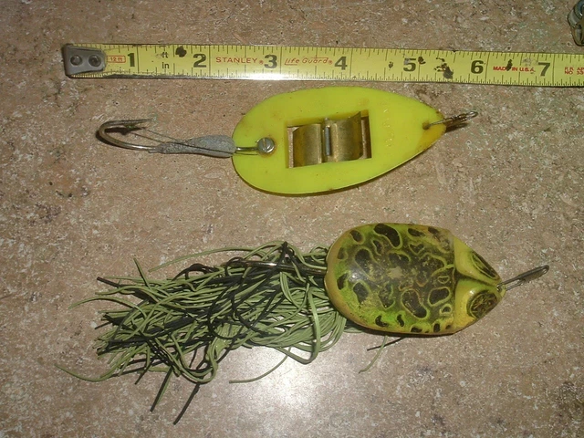 clear vintage bill norman fishing lures weed walker ii II, White Color on Card 12 foot sweet. What are favorite hard crank-baits