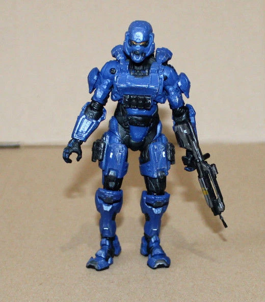 McFarlane Toys Modellino BLU SPARTAN SOLDATIER Halo 4 Series 1