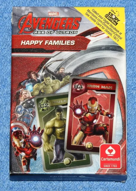 MARVEL Avengers (Age of Ultron) - Happy Families Card Game, Sealed