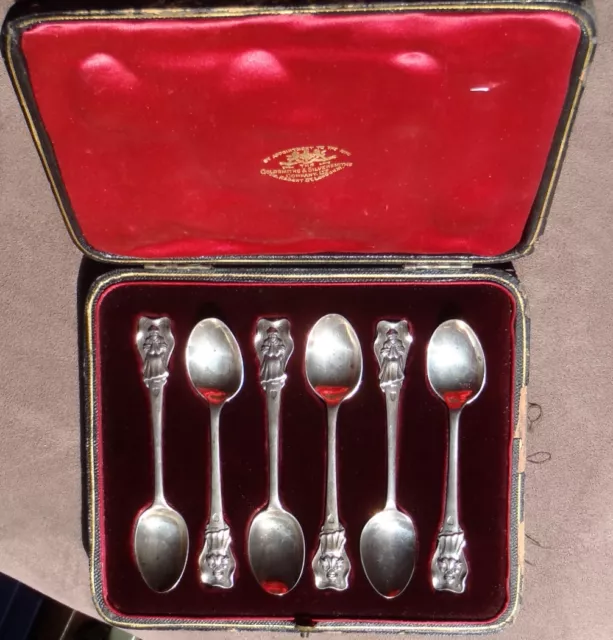 Set of 1902 Apostle Spoons by Goldsmith & Silversmiths Company of London in Case
