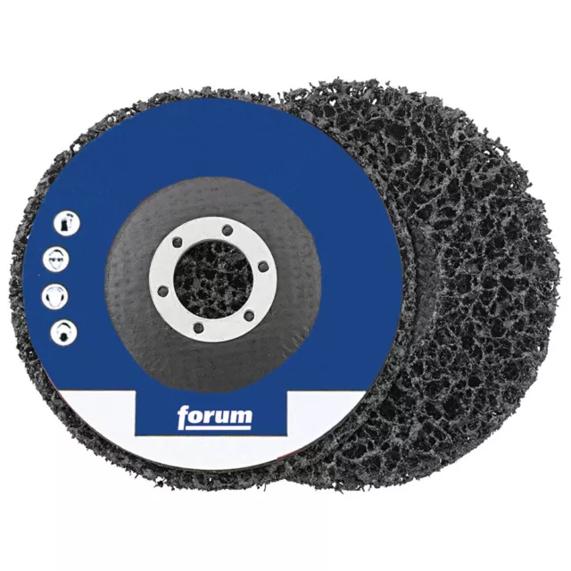 Forum disco di pulizia grossolana 125 mm con piatto (piatto Ø disco di pulizia grossolano)
