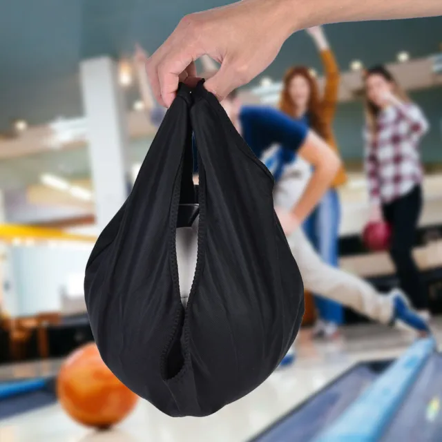 Portable Lightweight Bowling Ball Bag Cleaner Ball Pouch Carrier For Gym Equipme