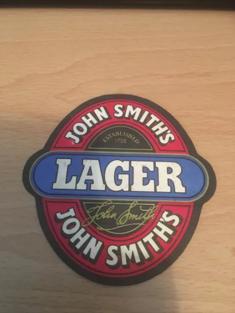John Smith's Lager Beer Mat - Drip Mat - Coaster