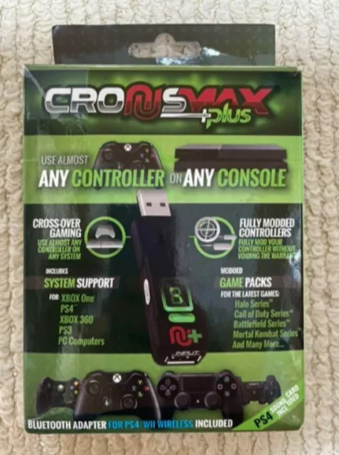 CronusMax Plus Cross Cover Gaming Adapter for PS4 PS3 Xbox One Xbox 360 Windows