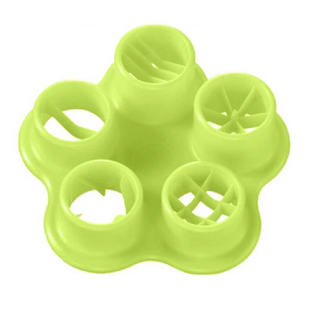 5 In 1 Sausage Hot Dog Cutter Set Ham Cutter Kitchen Cutting Mold DIY LunEL