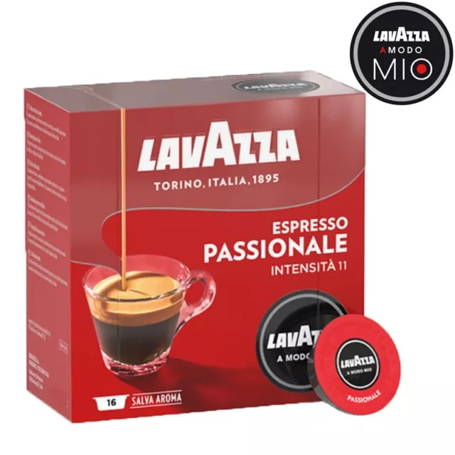 A Modo Mio Espresso Passionale 16 Capsules - Lavazza