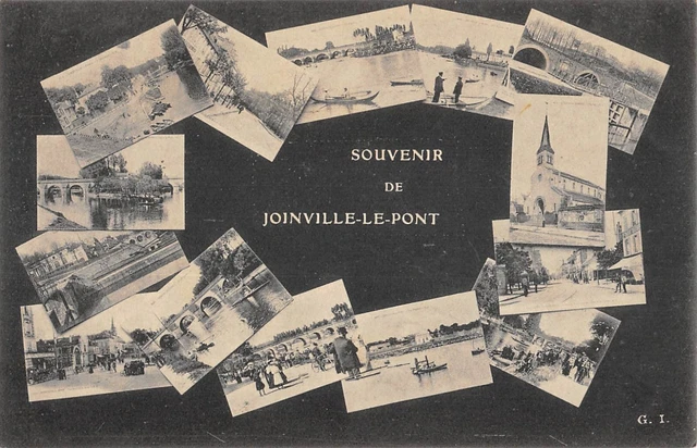 Cpa 94 Souvenir De Joinville Le Pont