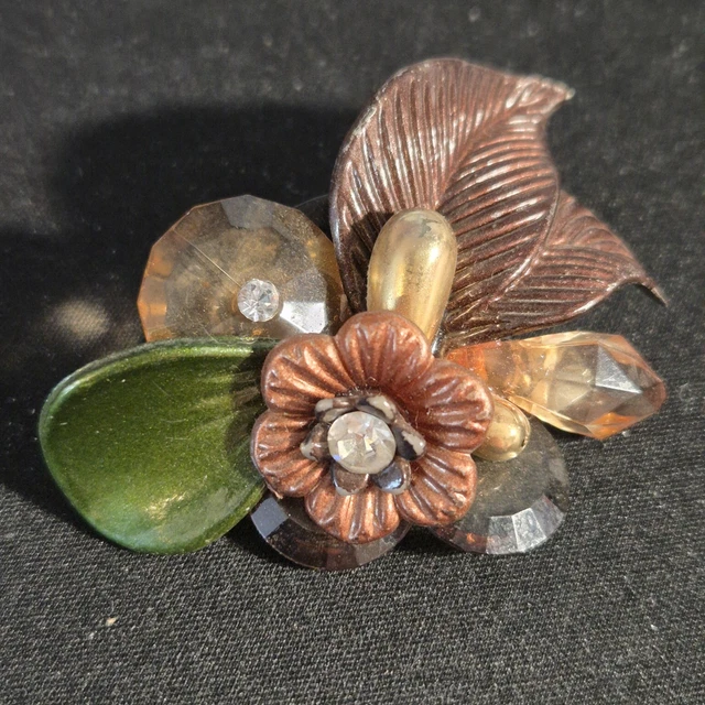 Broche Ancienne En Argent - Jolie Pièce Vintage - Occasion
