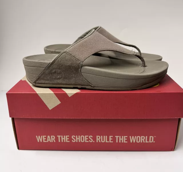 FITFLOP Womens The Skinny Flip Flop Thong Sandals Size 8 Beige