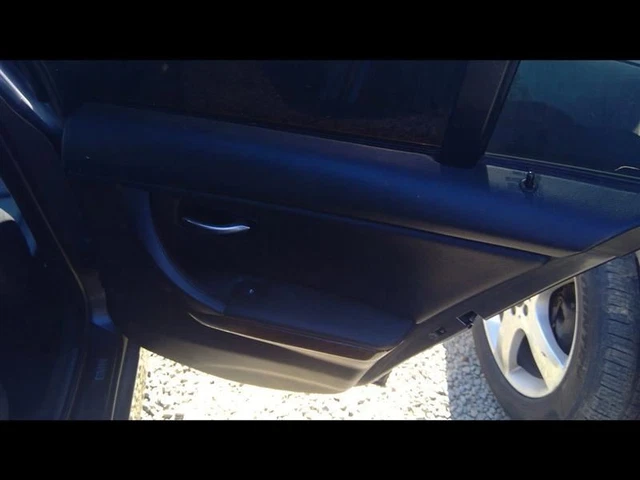 Black Passenger Rear Door Trim Panel 51429152368 Fits 2006-2011 BMW 328I E90 OEM