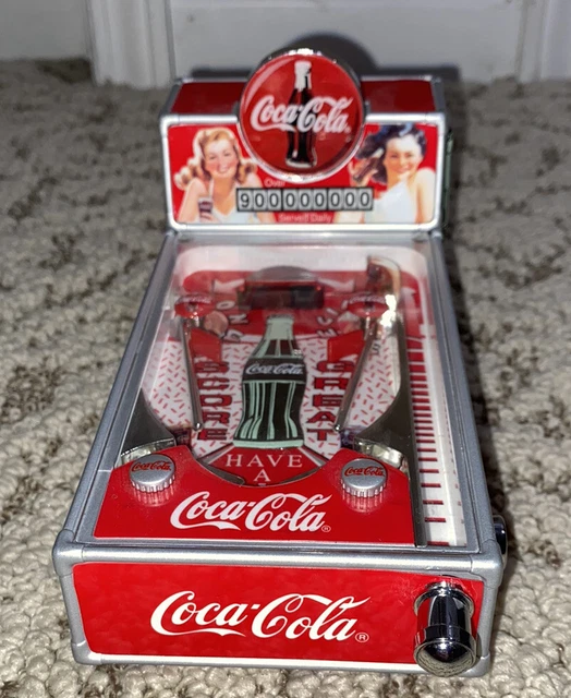 Coca Cola Mini Pinball Machine In Great Condition
