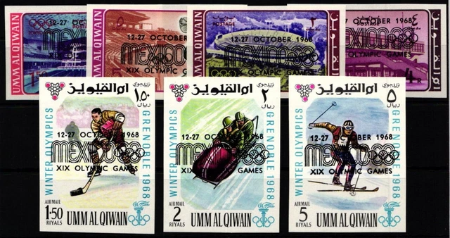Umm al Quiwain 254B-260B postfrisch Olympische Spiele 1968 Mexiko #KO184