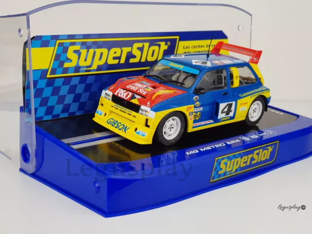 Slot SCX Scalextric Superslot H3494 MG Metro 6R4 Lawrence Gibson Nº4