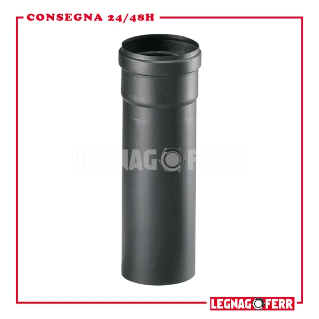 Rosone In Silicione Nero Per Canna Fumaria Pellet - DN 150mm, Diametro Esterno 230mm - Foto 3