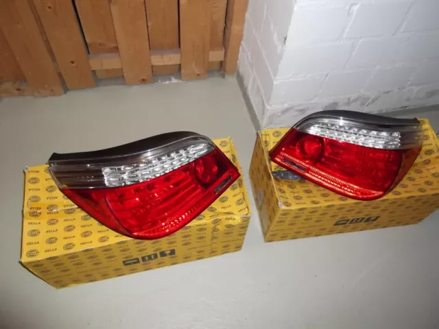 BMW 5er E60 Original Hella LCI LED Facelift Rückleuchten Heckleuchten SET