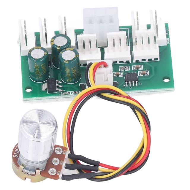 Mozzo ventola di raffreddamento telaio PWM PC 8 vie splitter modulo controllo velocità 4 pin VITA